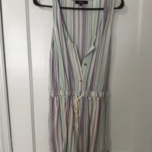 Lulu's Pastel Striped Mini Dress